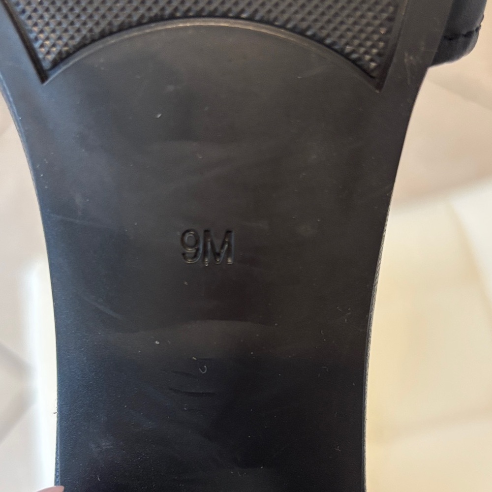 Marc Fisher Black Braided Slide Mules - Picture 3 of 3